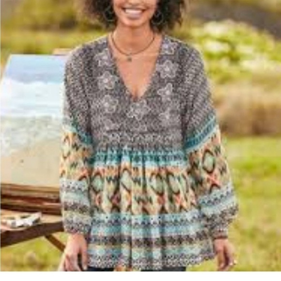 Sundance Stella Bohemian Top Blouse - Picture 12 of 12